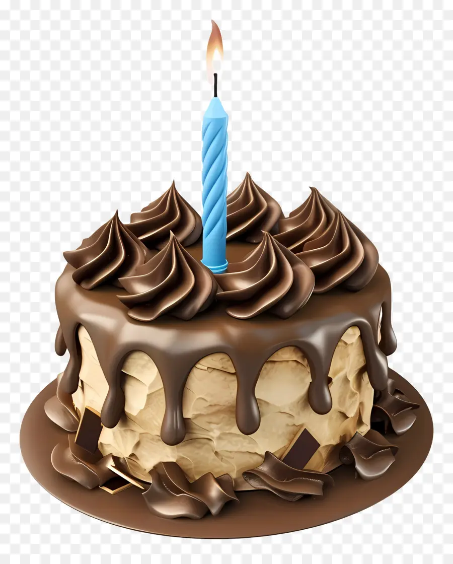 Gâteau D'anniversaire Modèle 3d，Gâteau Au Chocolat PNG