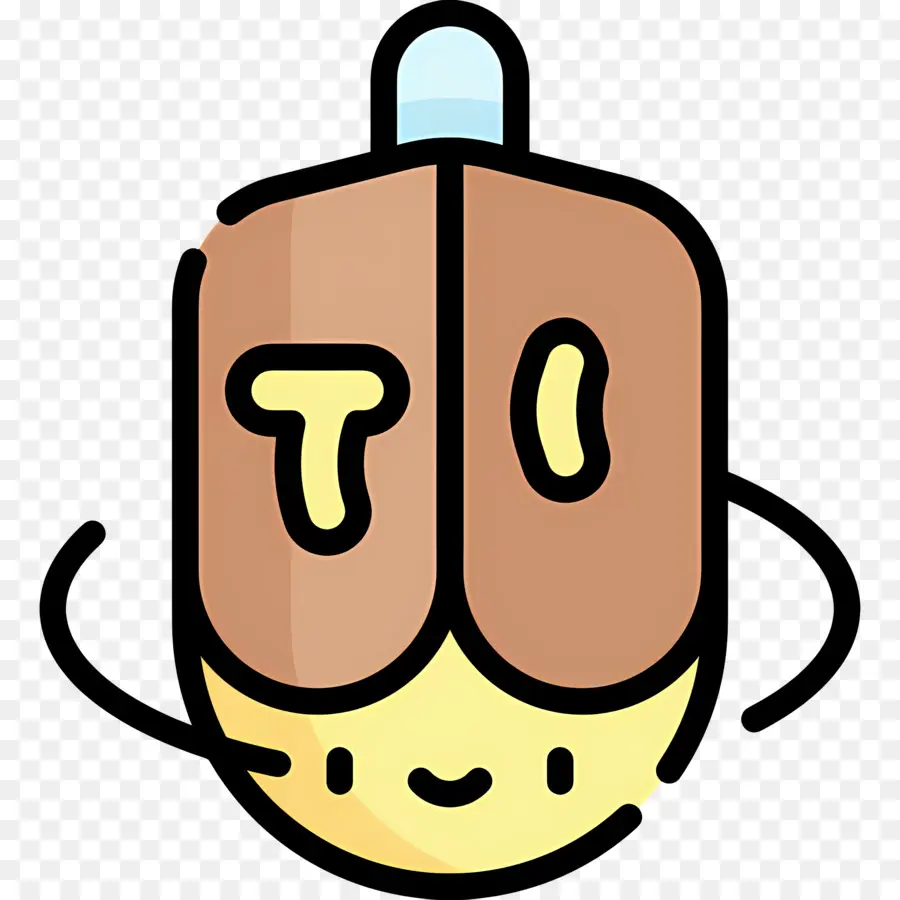 Hanoukka Dreidel，Dreidel Mignon PNG