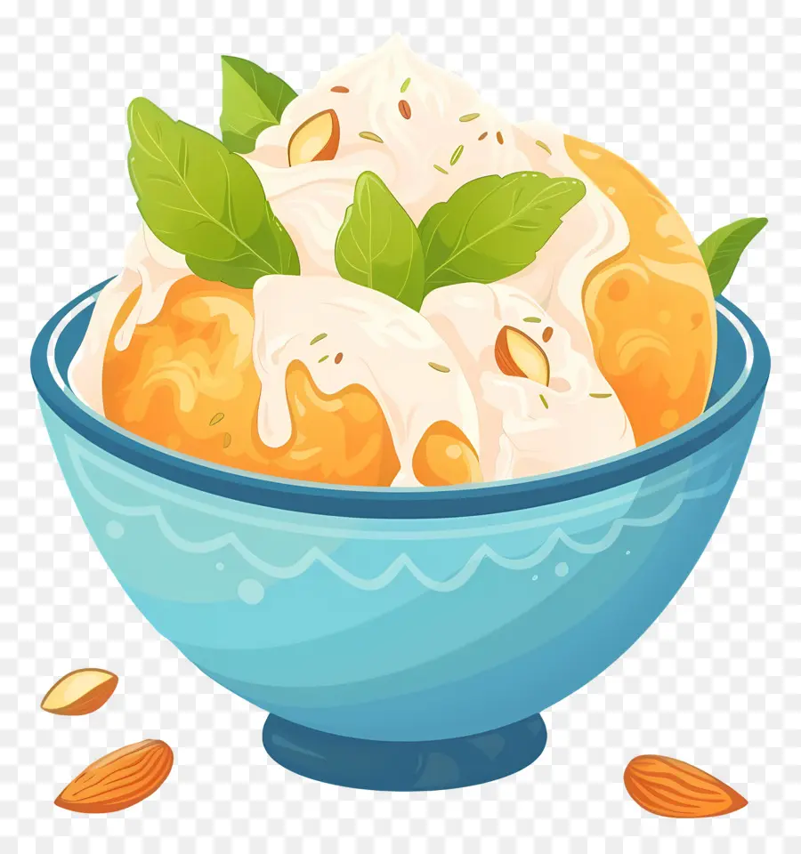 Bingsu Sur Glace，Dessert à L'orange PNG