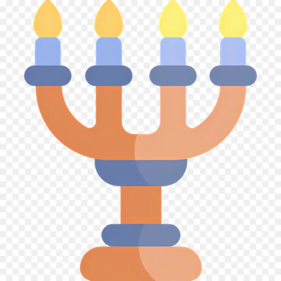 Hanoukka Menorah，Menorah PNG