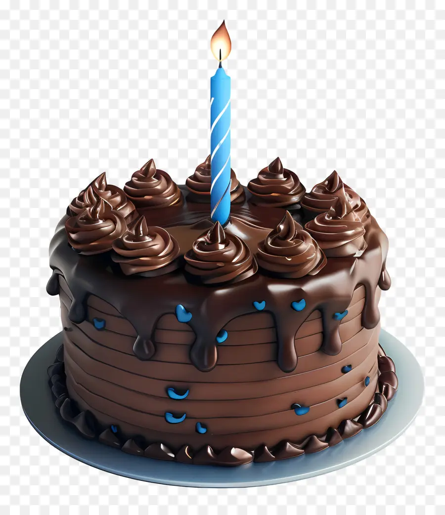 Gâteau D'anniversaire Modèle 3d，Gâteau Au Chocolat PNG