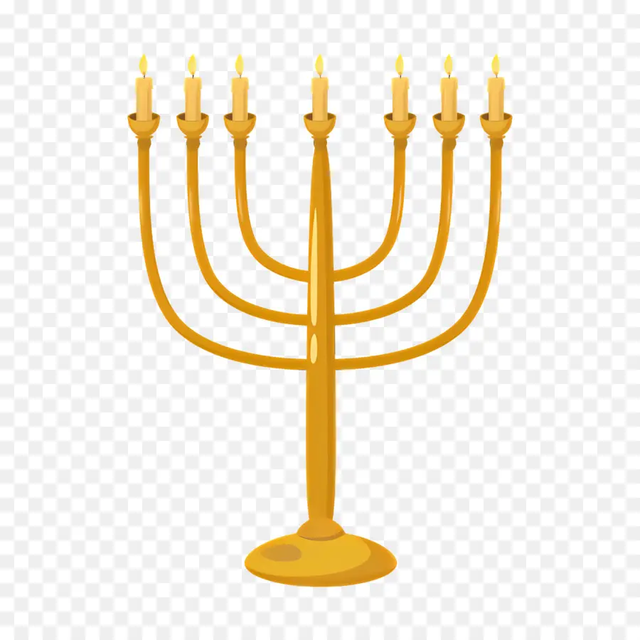 Hanoukka Menorah，Ménorah PNG