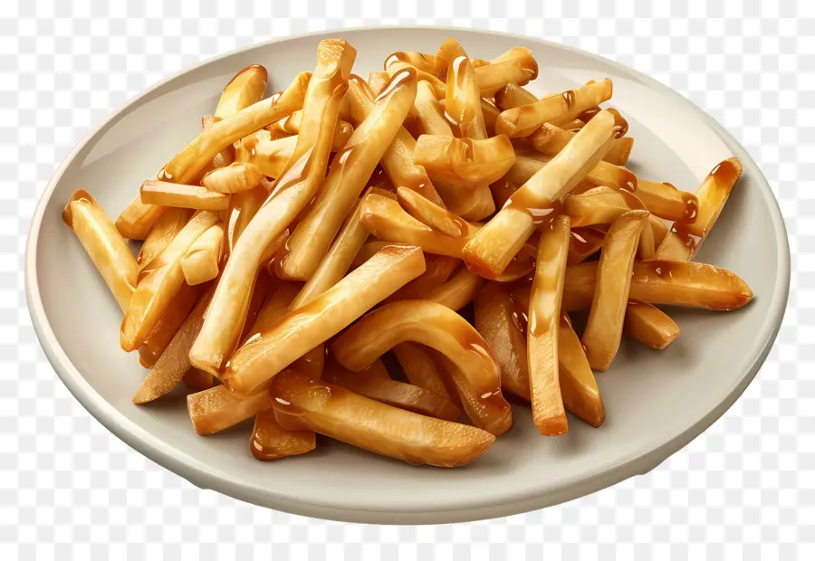 Poutine，Frites Avec Sauce PNG