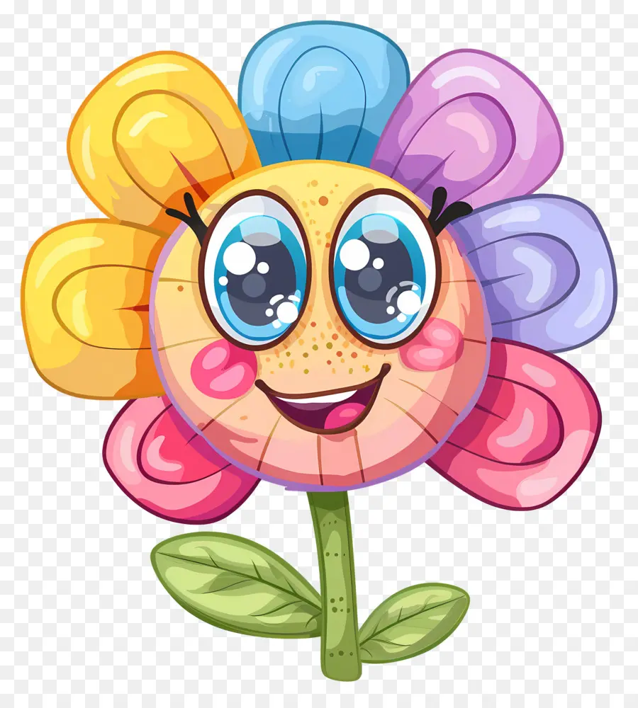 Fleur Emoji，Fleur Violette PNG