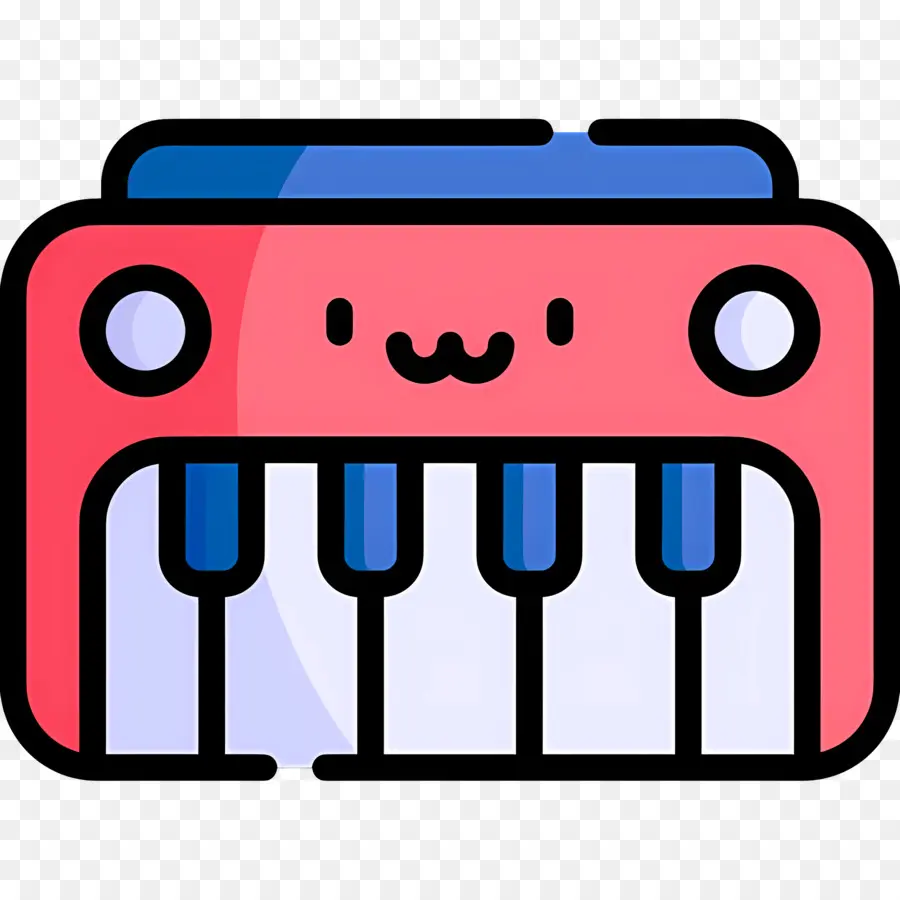 Clavier De Musique，Clavier Rouge PNG