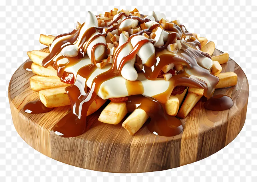 Poutine，Poutine à La Crème Sure PNG