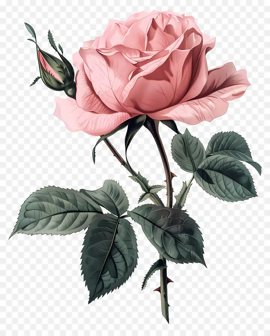 Fleur Rose，Rose Rouge PNG