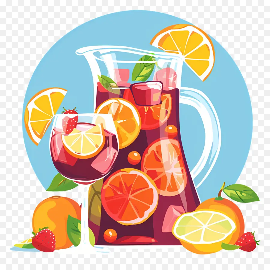 Sangria，Jus De Fruit PNG