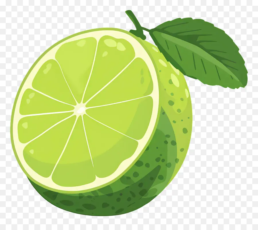 Citron Vert，Tranche De Citron Vert PNG