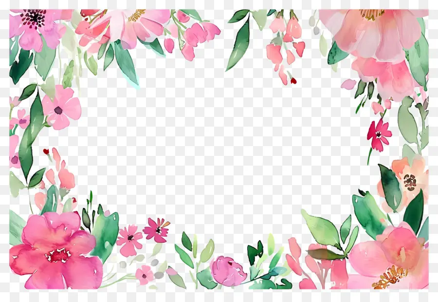 Fond Floral，Cadre Floral PNG