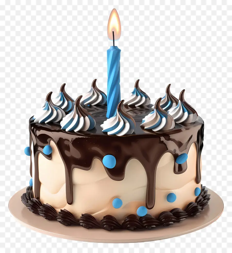 Gâteau D'anniversaire Modèle 3d，Gâteau Au Chocolat PNG