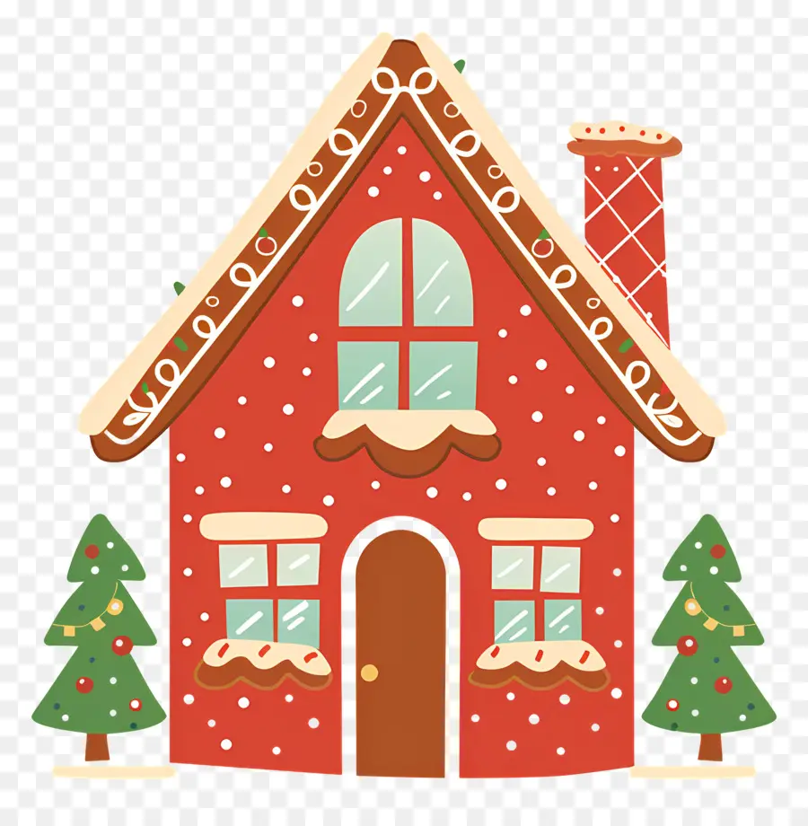 Maison En Pain D'épices De Noël，Maison En Pain D'épice PNG