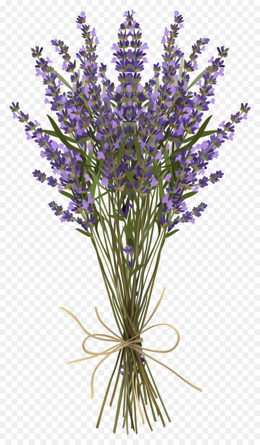 Fleurs De Lavande，Bouquet De Lavande PNG