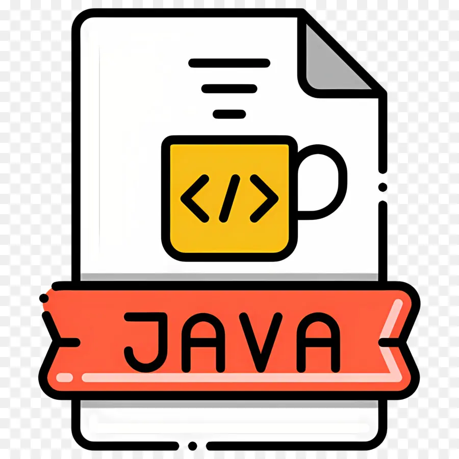 Programme Java，Document Java Avec Tasse PNG