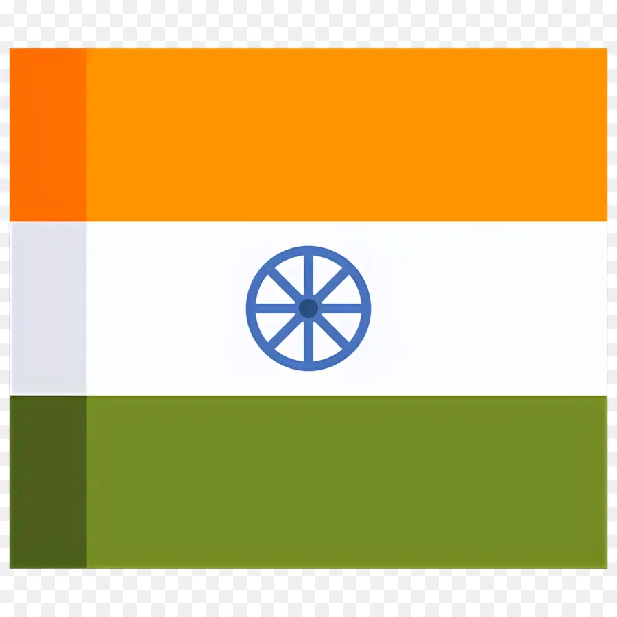 Drapeau De L'inde，Drapeau Indien PNG