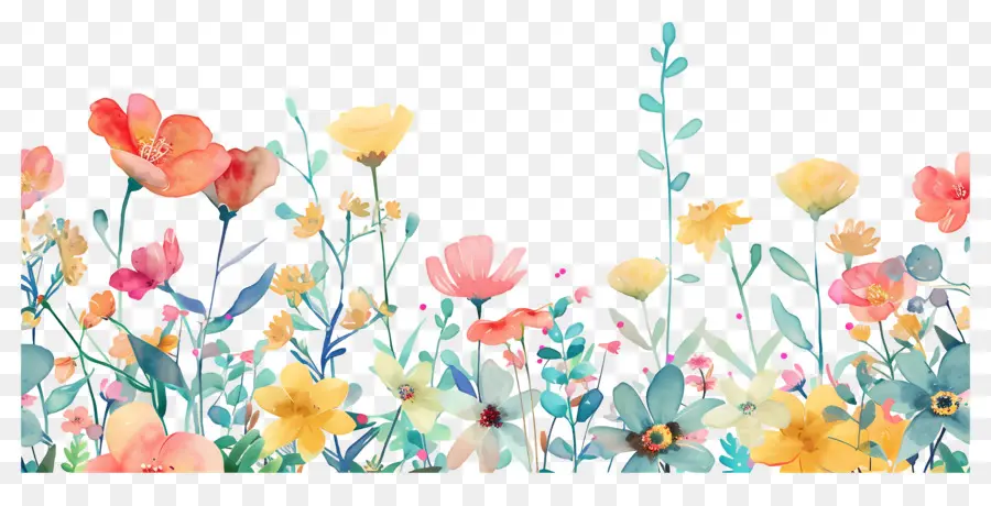 Fleur Pastel，Fleurs Colorées PNG