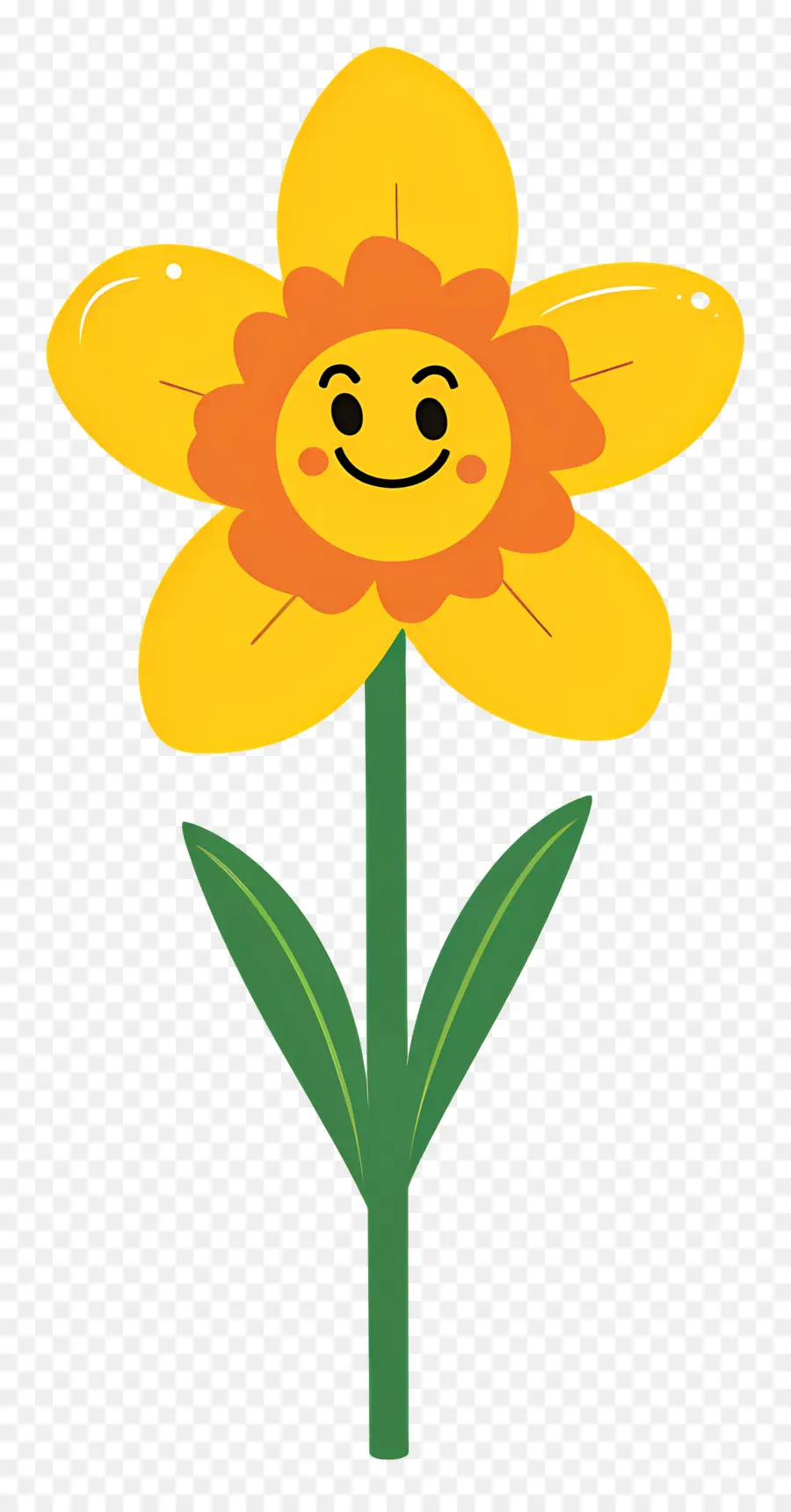 Fleur Emoji，Fleur Jaune PNG