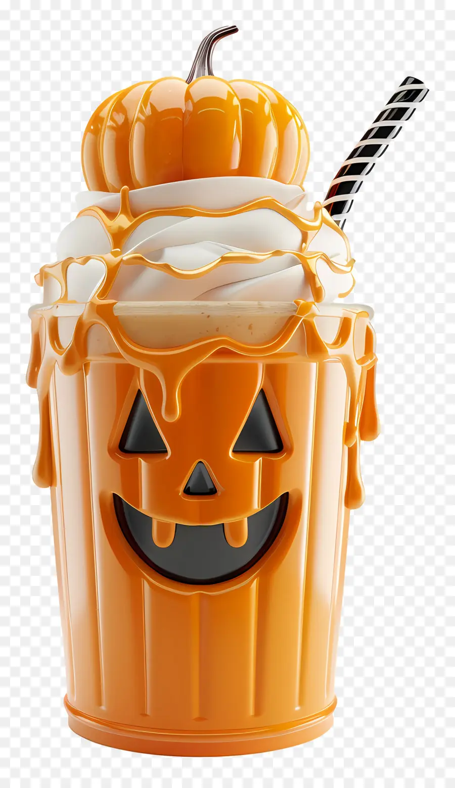 Milk Shake D'halloween，Milk Shake à La Citrouille PNG