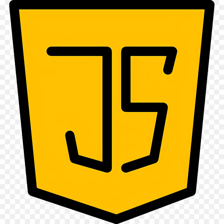 Logo Javascript，Logo Javascript Jaune PNG