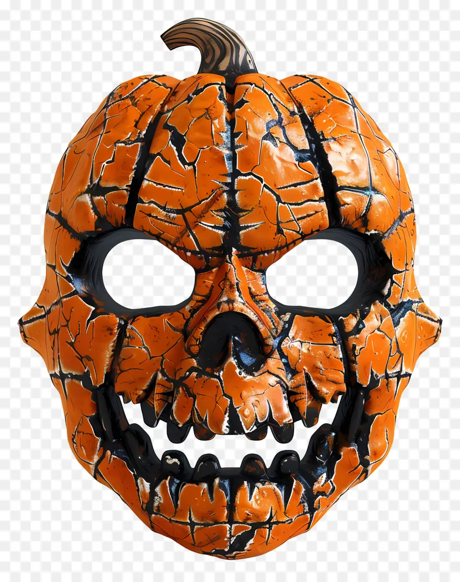 Masque D'halloween，Masque à La Citrouille PNG