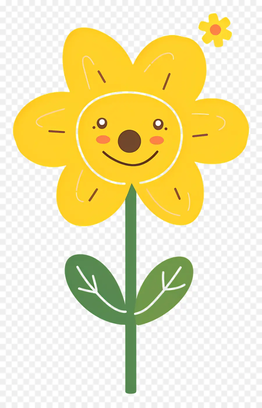 Fleur Emoji，Heureuse Marguerite PNG