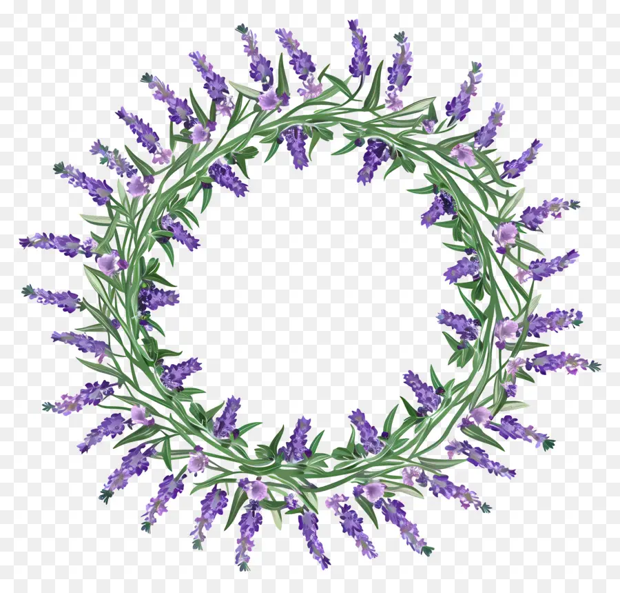 Couronne De Lavande，Fleurs PNG