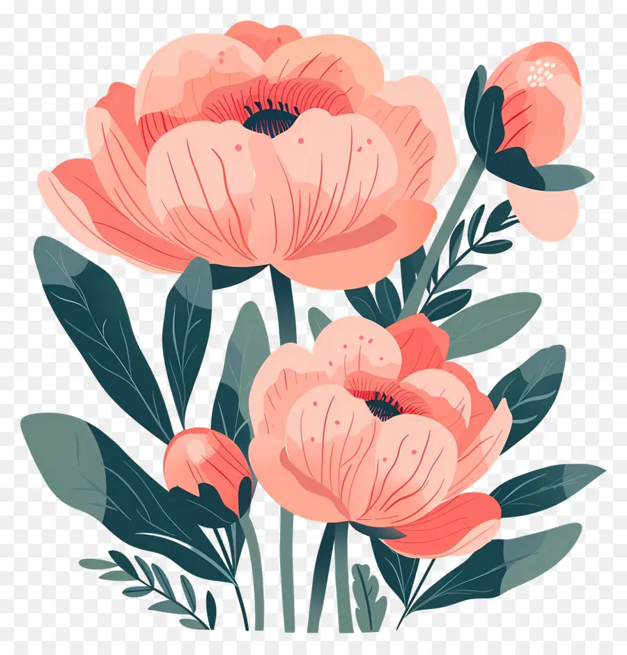 Fleurs De Pivoine，Fleurs PNG