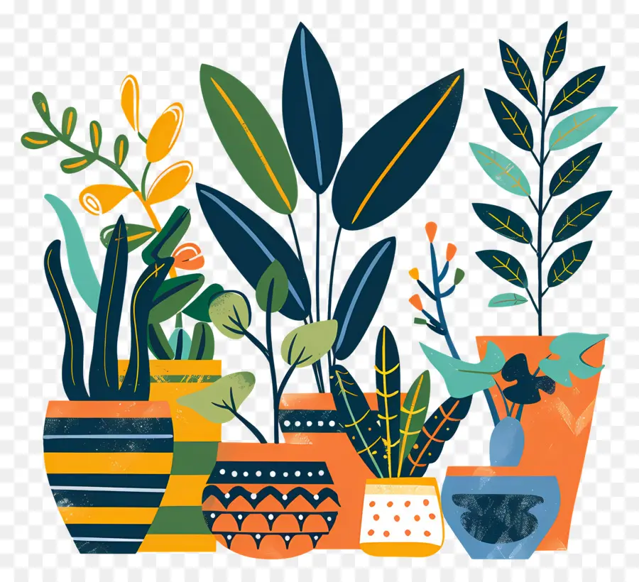 Fleurs En Pots，Plantes En Pot PNG