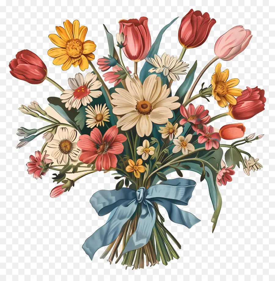 Fleurs Et Bouquets，Bouquet De Fleurs PNG