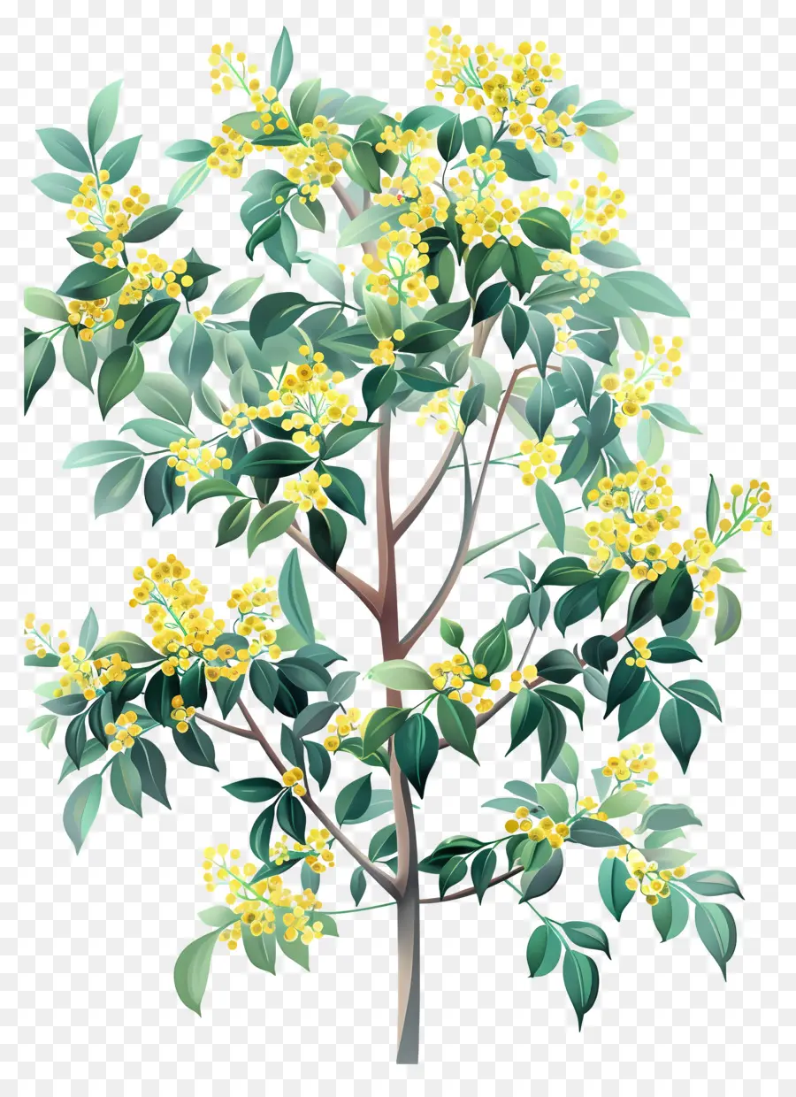 Pois De Sibérie，Fleurs Jaunes PNG