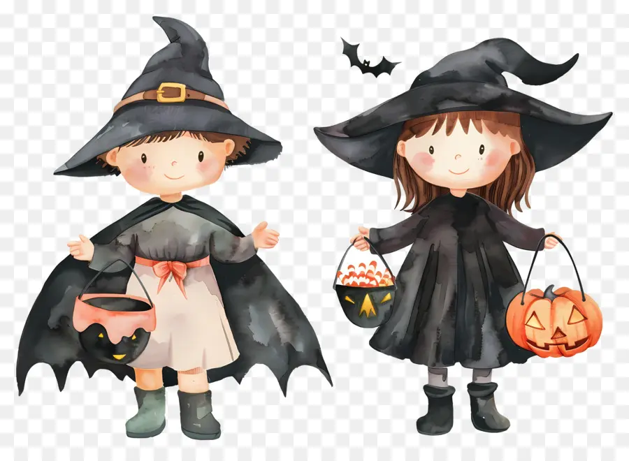 Enfants D'halloween，Enfants Déguisés PNG