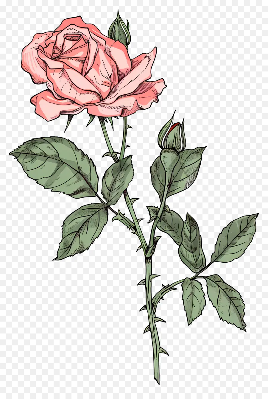 Fleurs Anciennes，Rose Rose PNG