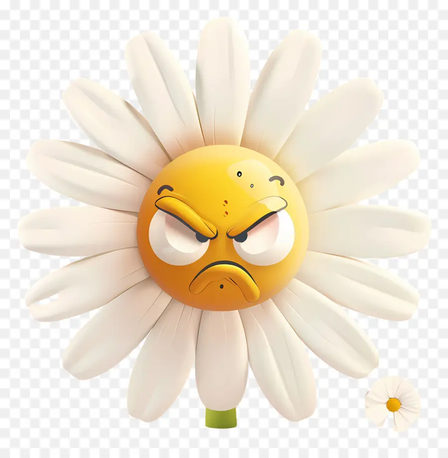 Fleur Emoji，Fleur Grincheuse PNG