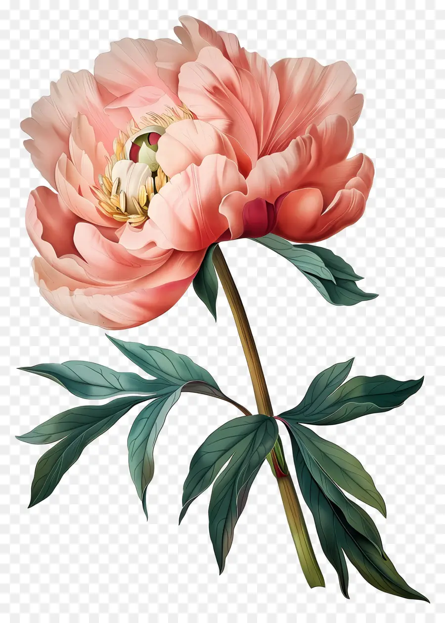 Fleur De Pivoine，Pivoine PNG