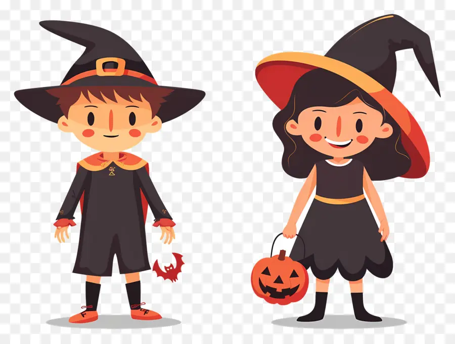 Enfants D'halloween，Enfants Déguisés PNG