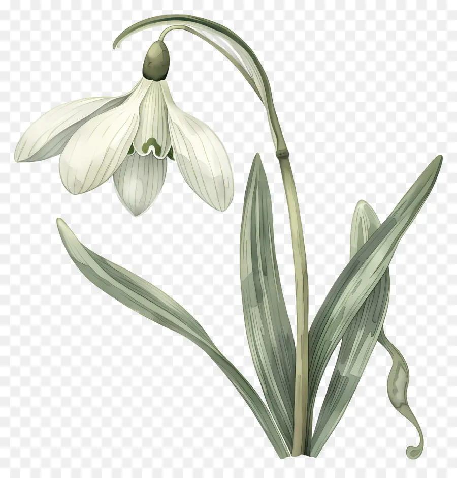 Perce Neige，Fleur De Perce Neige PNG