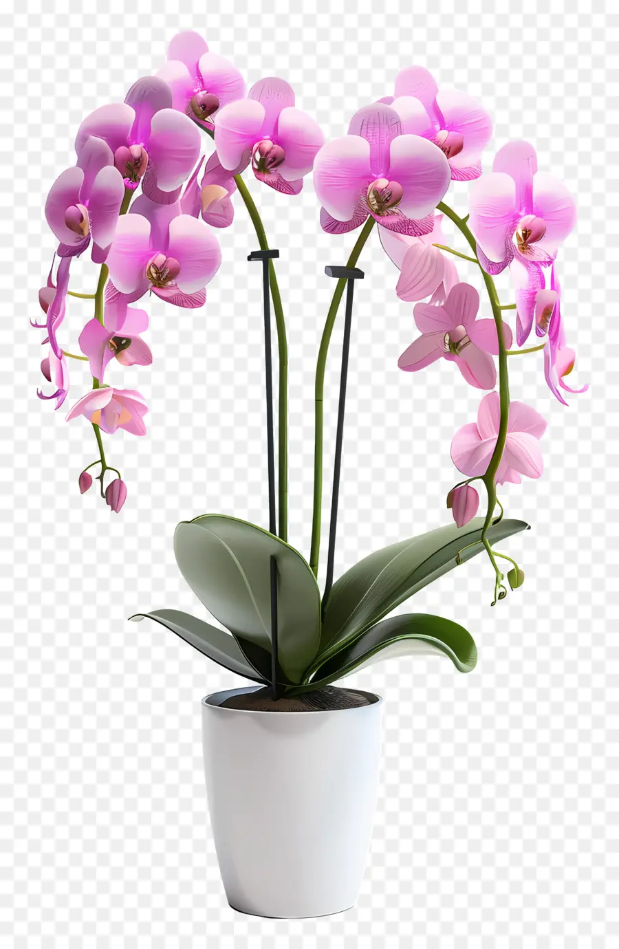 Fleurs D'orchidées En Pot，Orchidée PNG