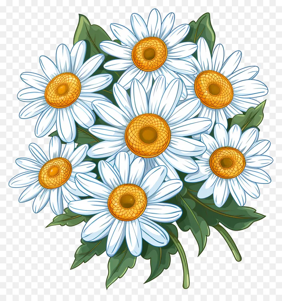 Fleurs De Marguerite，Marguerites Blanches PNG