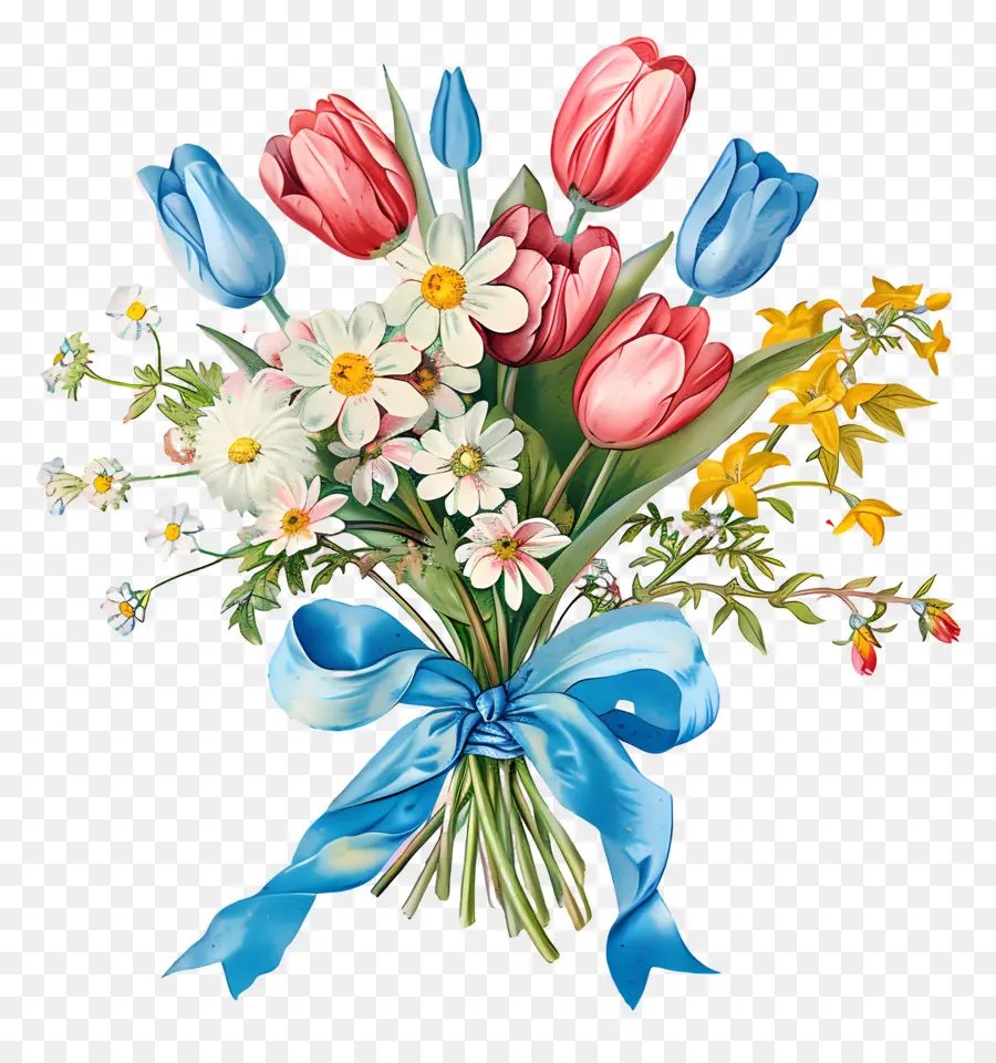 Fleurs Et Bouquets，Bouquet De Fleurs PNG