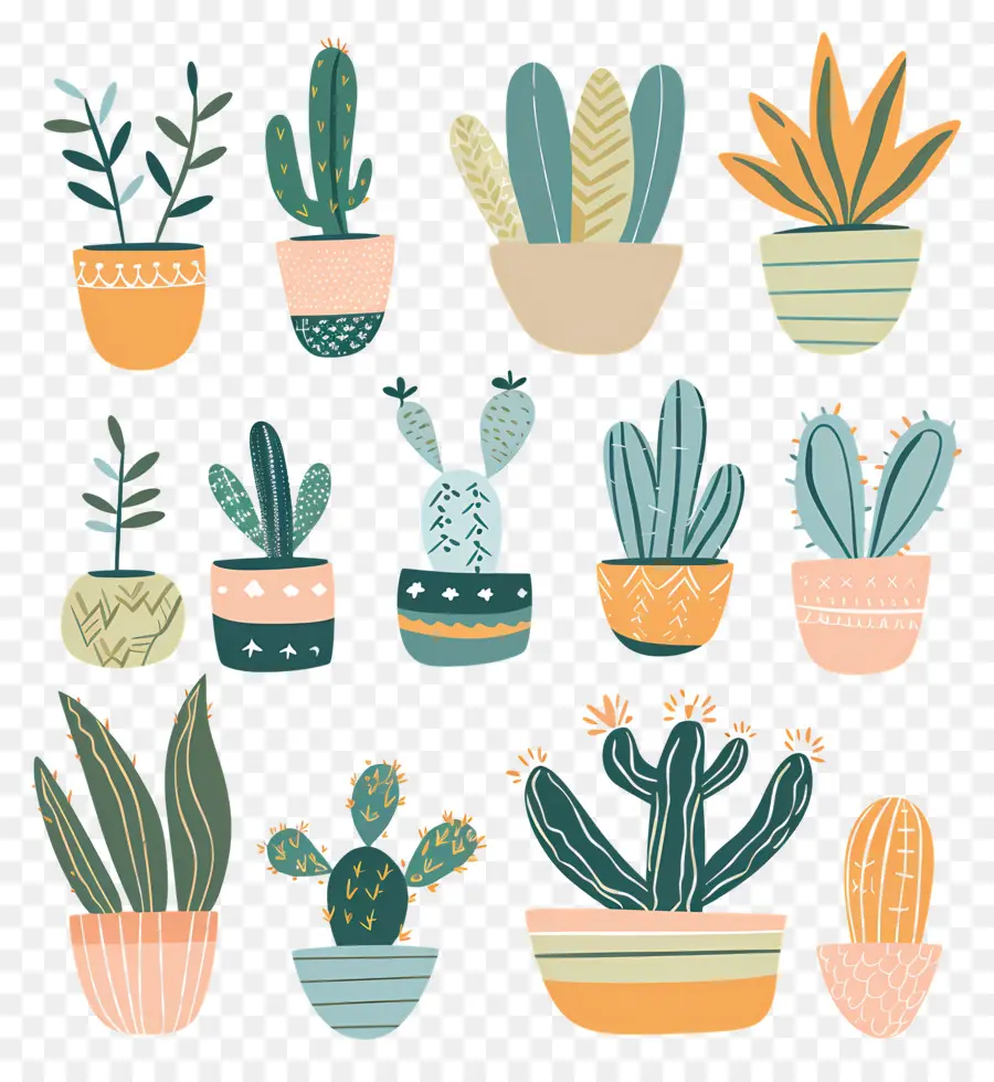 Fleurs En Pots，Plantes En Pot PNG