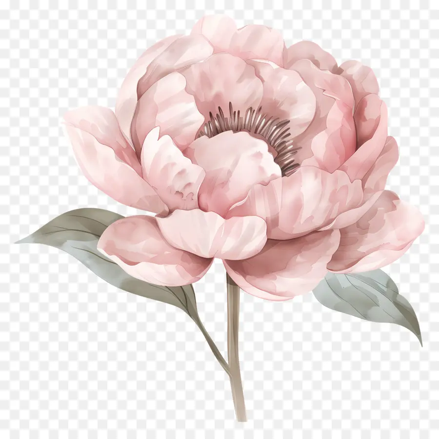 Fleur De Pivoine，Fleur Rose PNG