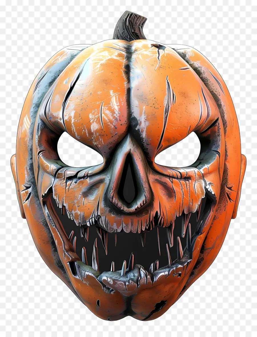 Masque D'halloween，Masque à La Citrouille PNG