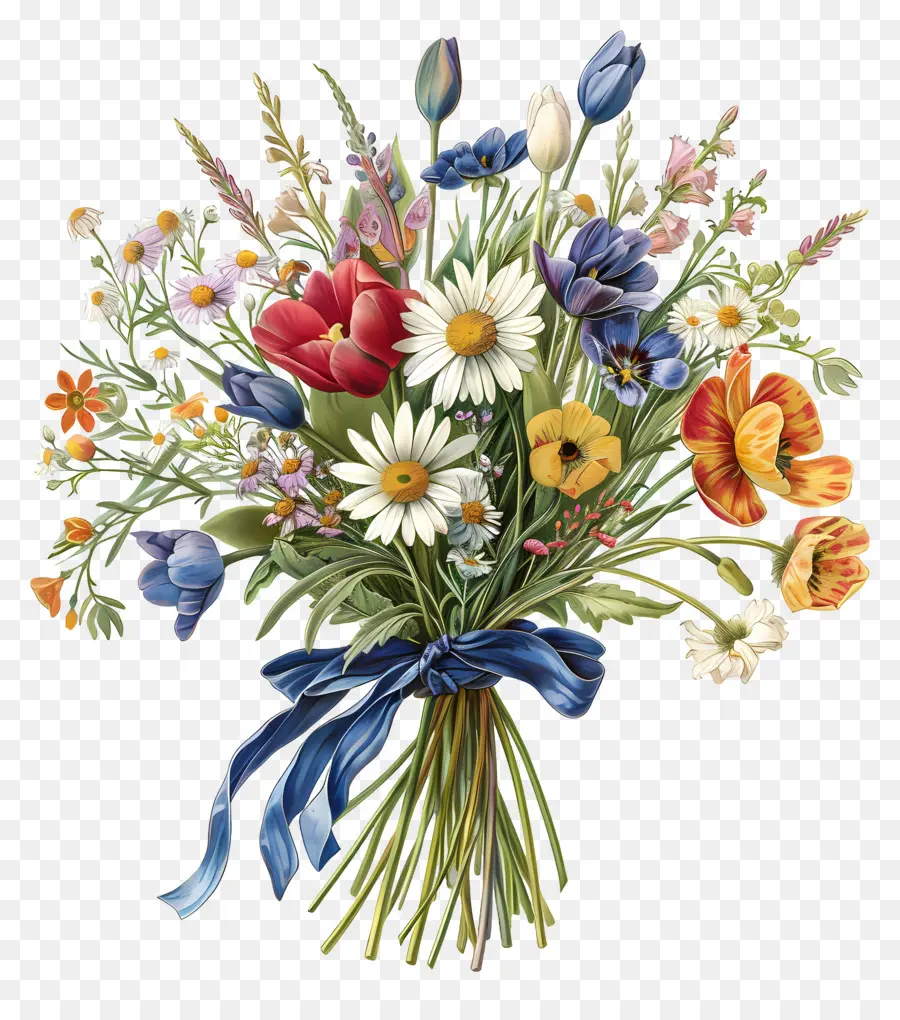 Fleurs Et Bouquets，Bouquet De Fleurs PNG