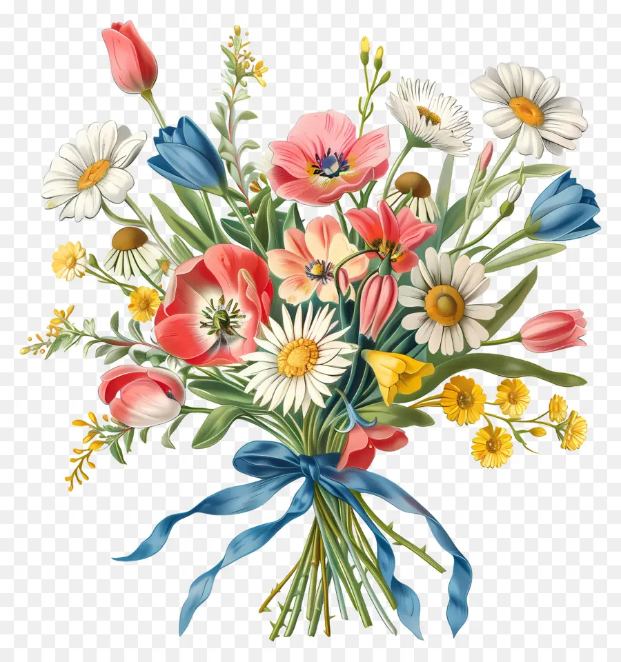 Fleurs Et Bouquets，Bouquet De Fleurs PNG