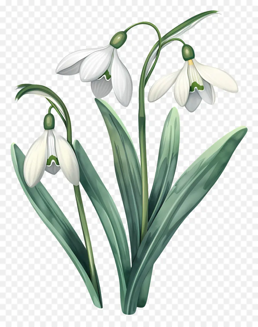 Perce Neige，Fleurs De Perce Neige PNG