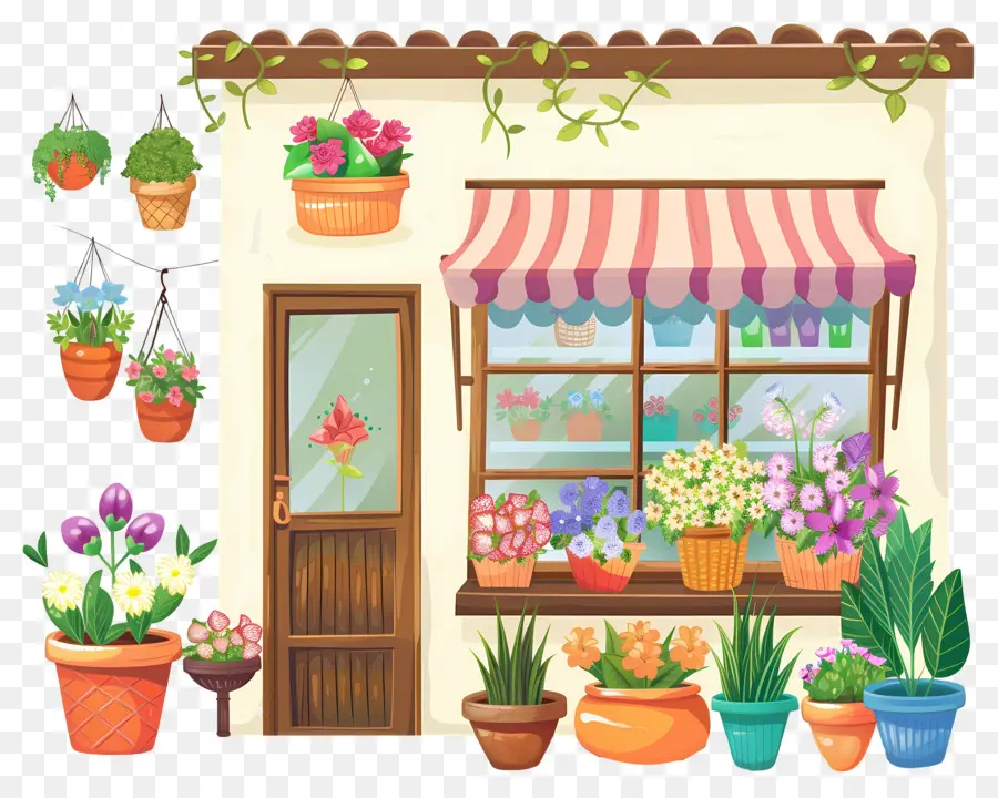 Fleuriste，Plantes PNG