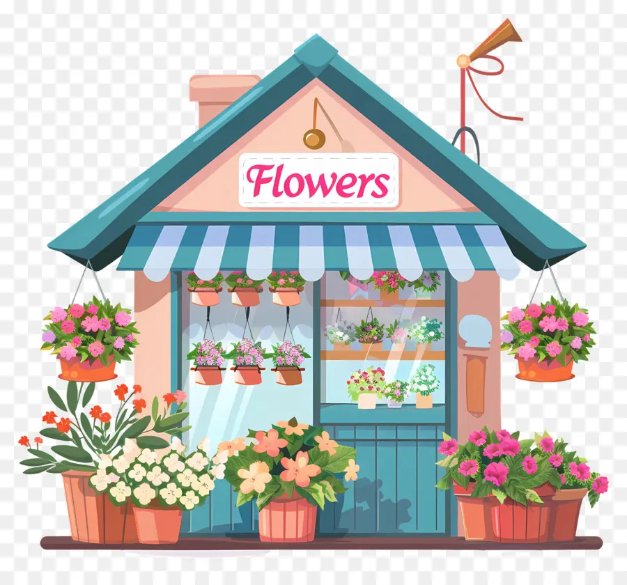 Fleuriste，Plantes PNG