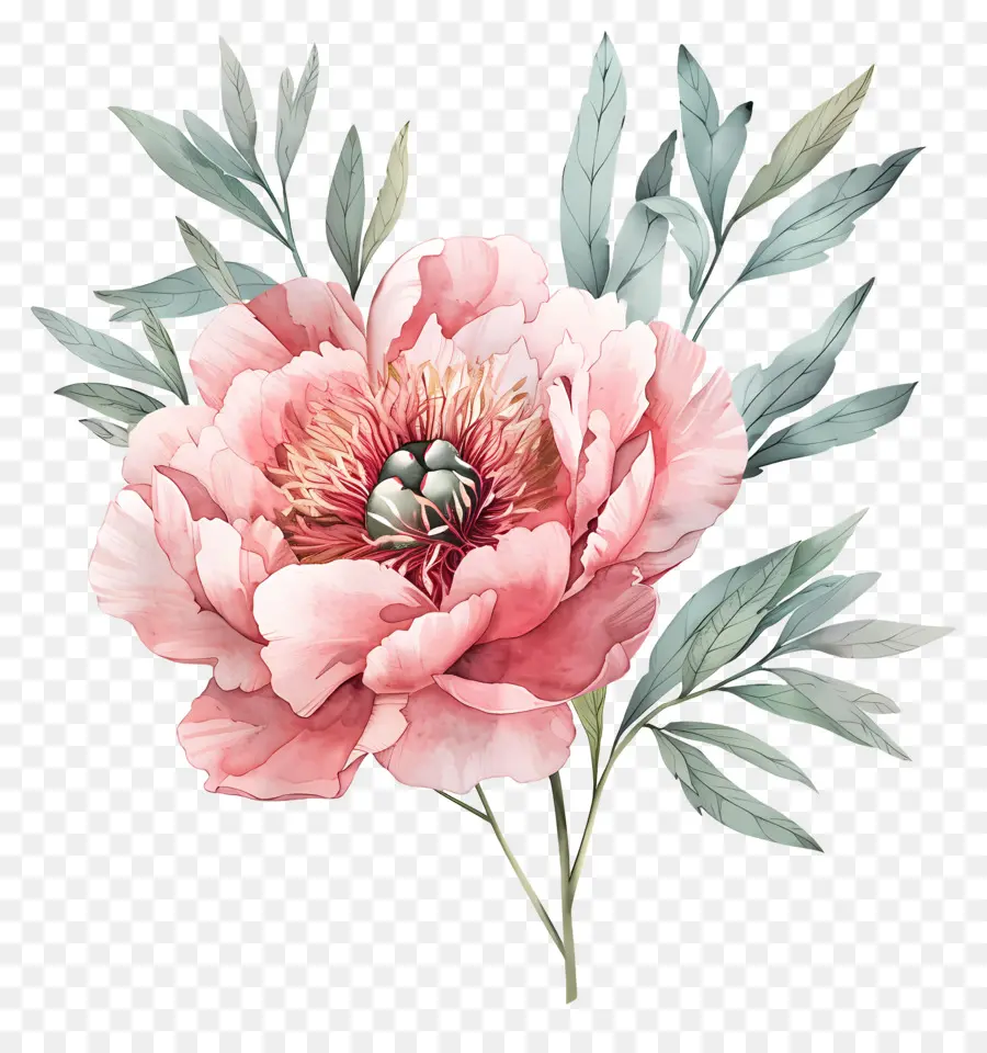 Fleur De Pivoine，Pivoine PNG