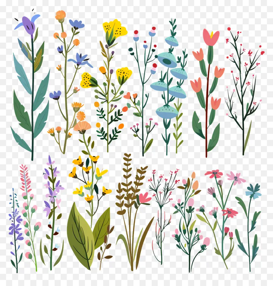 Fleur Sauvage，Diverses Plantes PNG