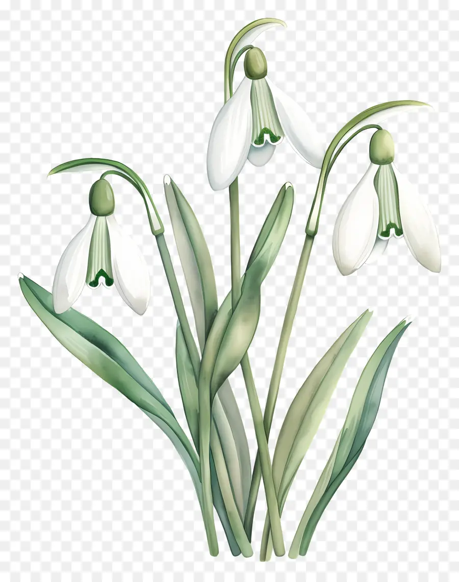 Perce Neige，Fleurs De Perce Neige PNG